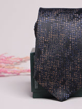 Charcoal Abstract Dot Necktie - TOSSIDO