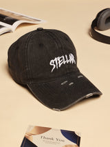 Charcoal Black Stellar Baseball Cap - TOSSIDO