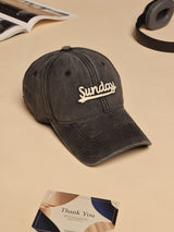 Charcoal Grey Sunday Baseball Cap - TOSSIDO