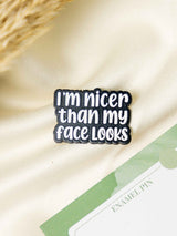 Charming Typography Enamel Pin - TOSSIDO
