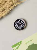 Cheer Up Typography Enamel Pin