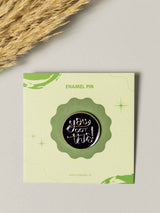 Cheer Up Typography Enamel Pin