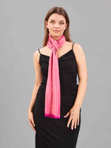 Chic Pink Kashmiri Stole - TOSSIDO