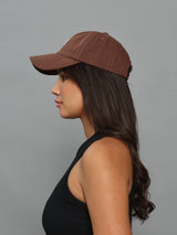 Chocolate Brown A Embroidered Baseball Cap - TOSSIDO