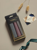 Classic Contrast Border Cotton Handkerchief Set - TOSSIDO