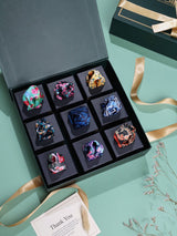 Classic Elegance Pocket Square Set – Pack of 9 - TOSSIDO