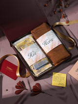 Classic His & Hers Stole Gift Set with Pocket Square - TOSSIDO