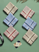 Classic Multitone Cotton Handkerchief Set - TOSSIDO