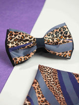 Classic Wild Bowtie & Pocket Square Set - TOSSIDO