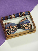 Classic Wild Bowtie & Pocket Square Set - TOSSIDO