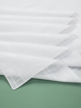 Clean White Comfort Cotton Handkerchief Set - TOSSIDO