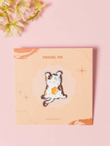 Clumsy Cat Enamel Pin