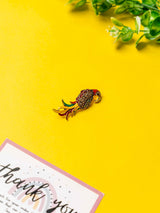 Colorful Parrot Brooch with Crystal Detailing - TOSSIDO