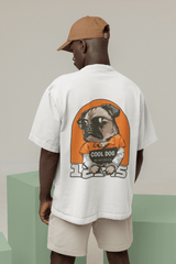 Cool Handcuff Dog Oversized Tee - TOSSIDO