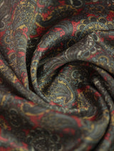 Coral Paisley Pocket Square - TOSSIDO