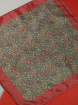 Coral Paisley Pocket Square - TOSSIDO