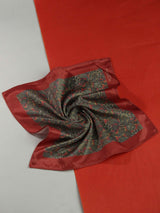 Coral Paisley Pocket Square - TOSSIDO