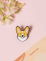 Corgi Dog Enamel Pin - TOSSIDO