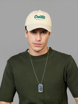 Cream Create Baseball Cap - TOSSIDO