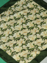Cream Floral Pocket Square - TOSSIDO