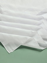 Crisp White Daily Cotton Handkerchief Set - TOSSIDO