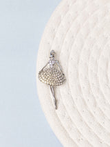 Crystal Ballerina Brooch - TOSSIDO