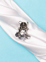 Crystal Panda Brooch