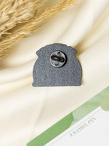 Curious Typography Enamel Pin - TOSSIDO