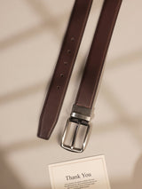 Dark Brown Leather Belt