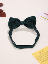 Dark Green Satin Poly Bow Tie - TOSSIDO