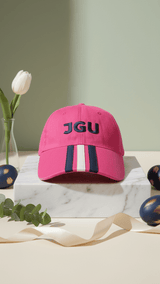 Dark Pink JGU Varsity Cap - TOSSIDO