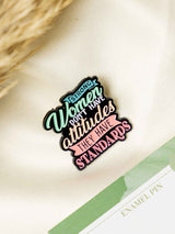 Diva Typography Enamel Pin - TOSSIDO