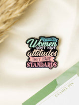 Diva Typography Enamel Pin - TOSSIDO