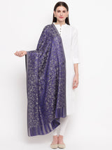 Dusky Iris Modal Silk Stole - TOSSIDO