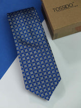 Effrontery Geometric Silk Necktie - TOSSIDO