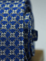 Effrontery Geometric Silk Necktie - TOSSIDO