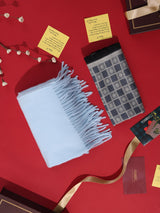 Elegant Couple’s Woolen Muffler Pair - TOSSIDO