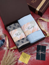 Elegant Couple’s Woolen Muffler Pair - TOSSIDO