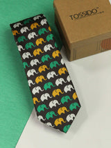 Elephant Herd Necktie