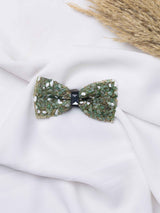 Emerald Crystal Gemstone Bowtie - TOSSIDO
