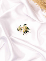 Emerald Koi Fish Pearl Brooch