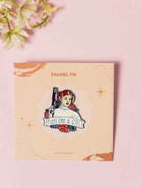 Fighter Girl Enamel Pin - TOSSIDO