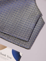 Multicolour Micro Floral Woven Ascot & Pocket Square