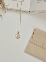 Gold Initial A Pendant Necklace - TOSSIDO
