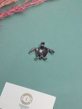 Antique Silver Sea Turtle Brooch