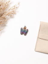 Multicolour Initial W Pendant