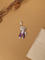 Pink Teddy Bear Pendant