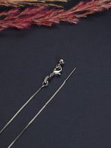 Silver adjustable slider chain with lobster clasp - TOSSIDO