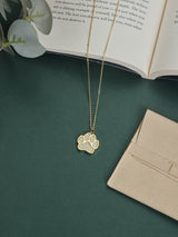 Gold Paw Print Pendant Necklace - TOSSIDO