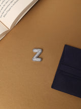 Silver Initial Z Slider Pendant